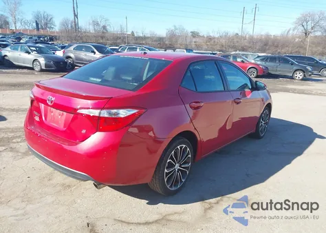 2016 Toyota Corolla S Plus z USA, uszkodzony, nr VIN 2T1BURHE9GC666629